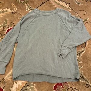 Casual Sage Green Sweatshirt
